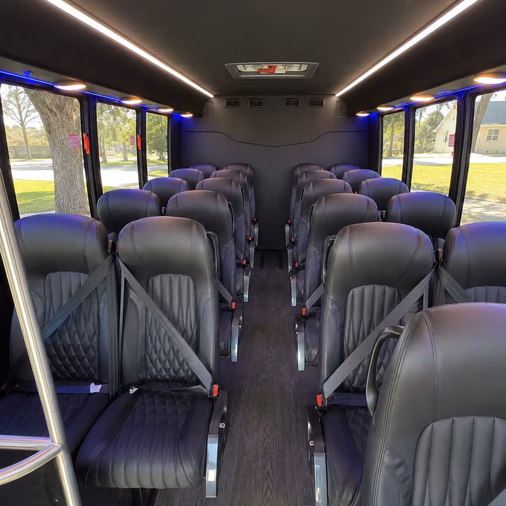 longmont corporate event transportation onboard seating