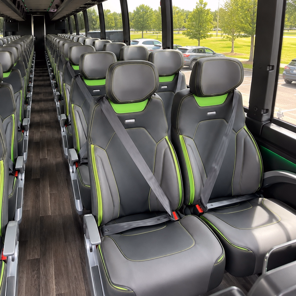 longmont long distance transportation onboard seating